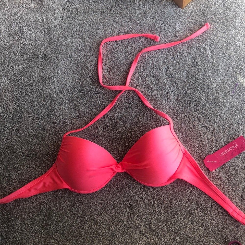 Push-up Xhilaration Pink Bikini Swim Top